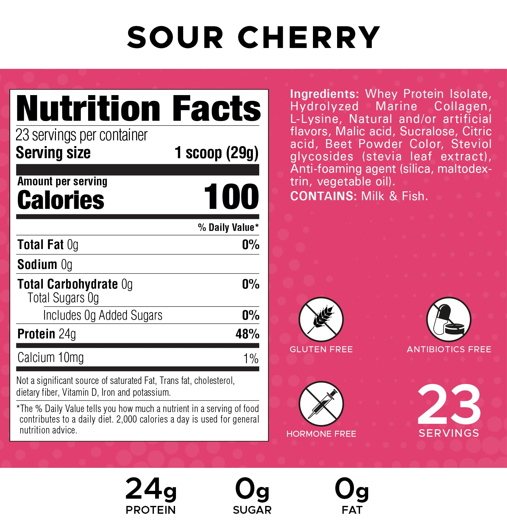 Revolution Nutrition Splash Clear Protein delivers 24g protein per serving for steady energy.