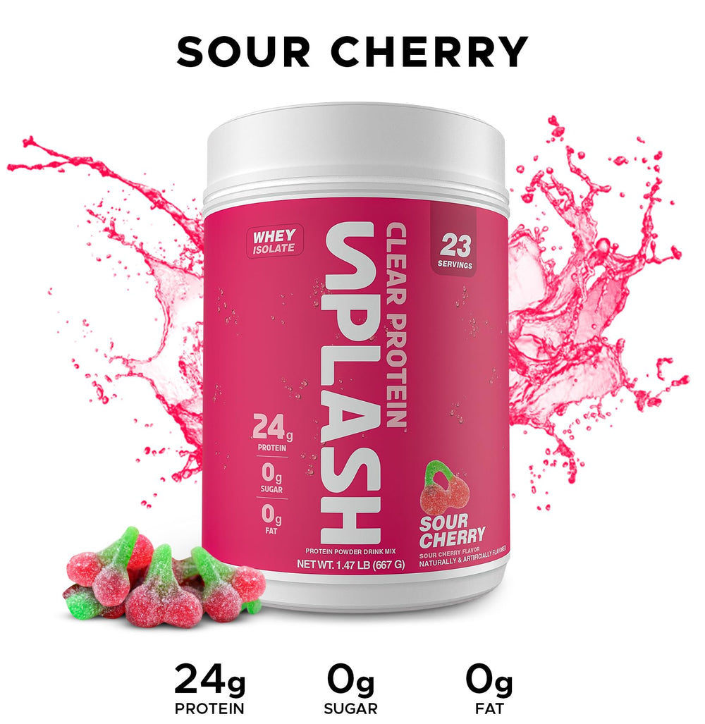 Revolution Nutrition Splash Clear Protein candy-flavour profile ideal for tasty nutrition.