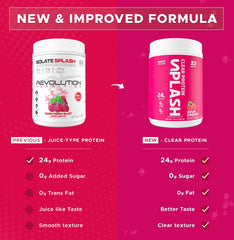 Revolution Nutrition Splash Clear Protein is gluten-free for sensitive diets.