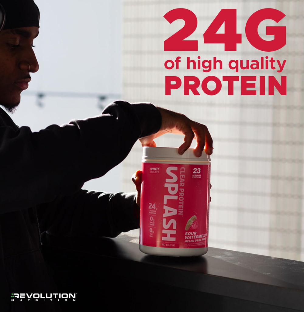 Revolution Nutrition Splash Clear Protein is lactose-friendly for dairy-sensitive routines.