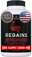 Revolution Science Regains HGH supplements pack shot indicating brand and potential muscle support