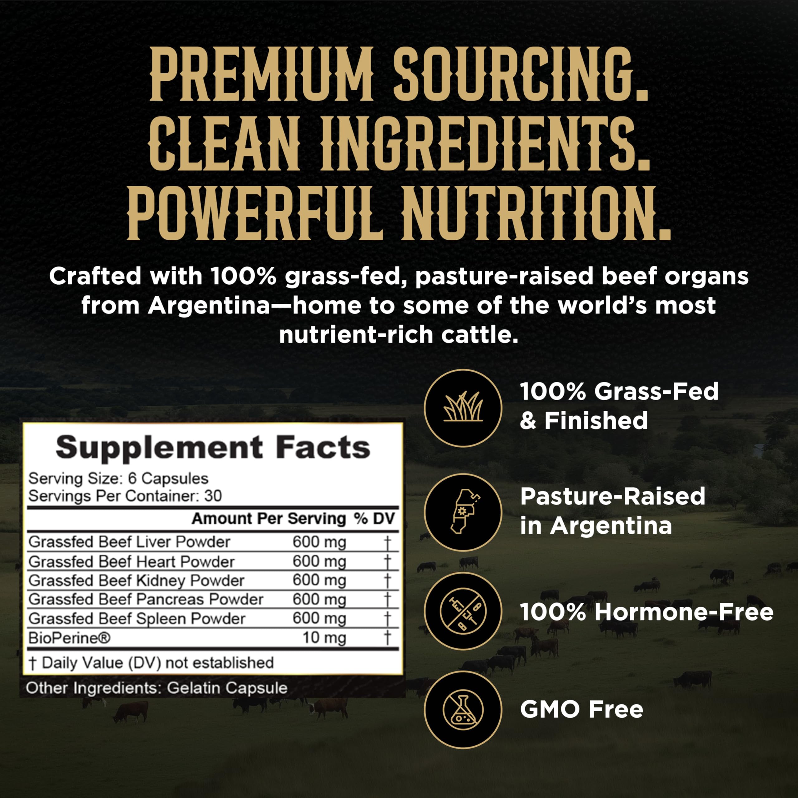 Revolution Science PRIMUS pancreas capsules showing nutrient diversity for daily activities