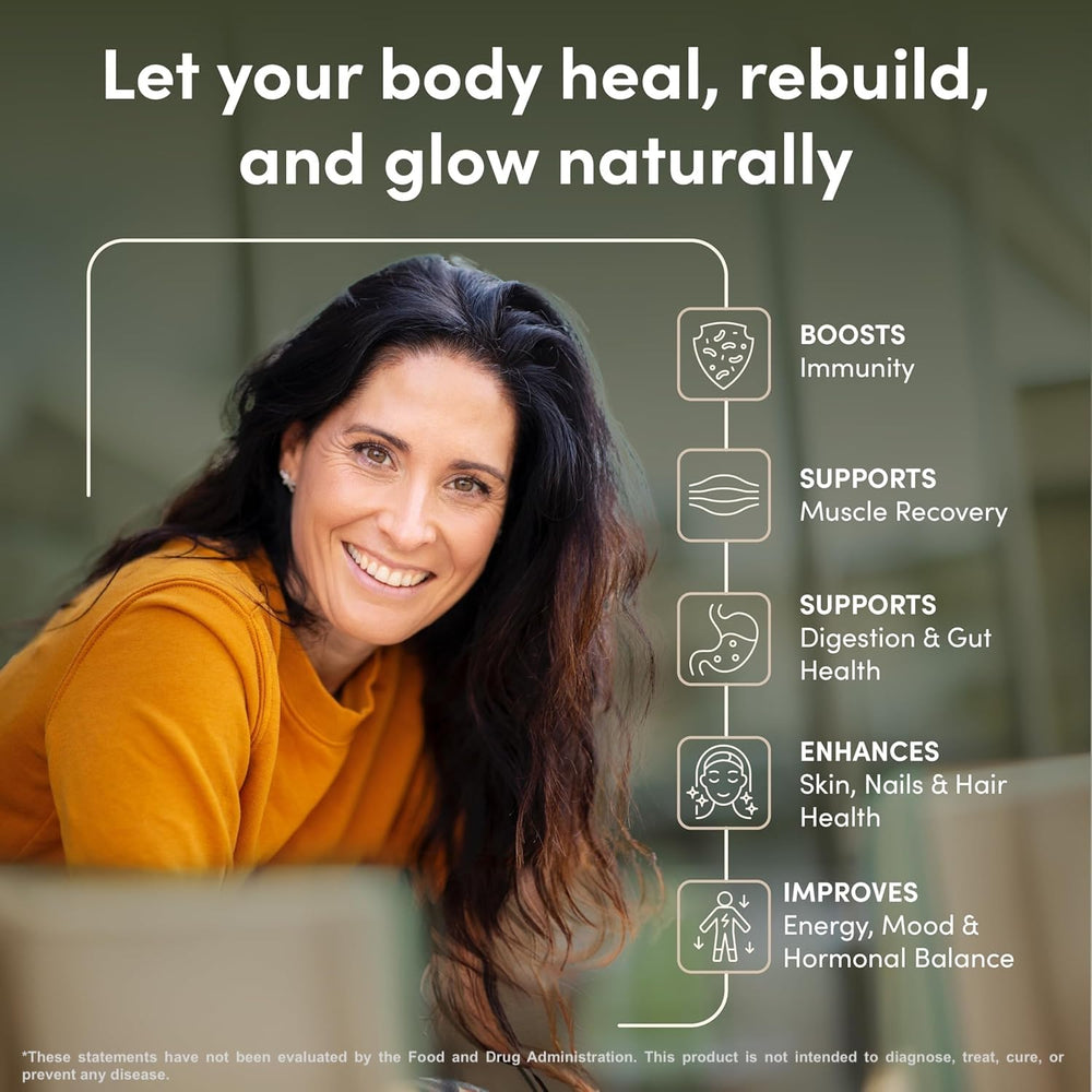 RHEASILVIA Rhea bovine colostrum capsules pour promotes simple daily use
