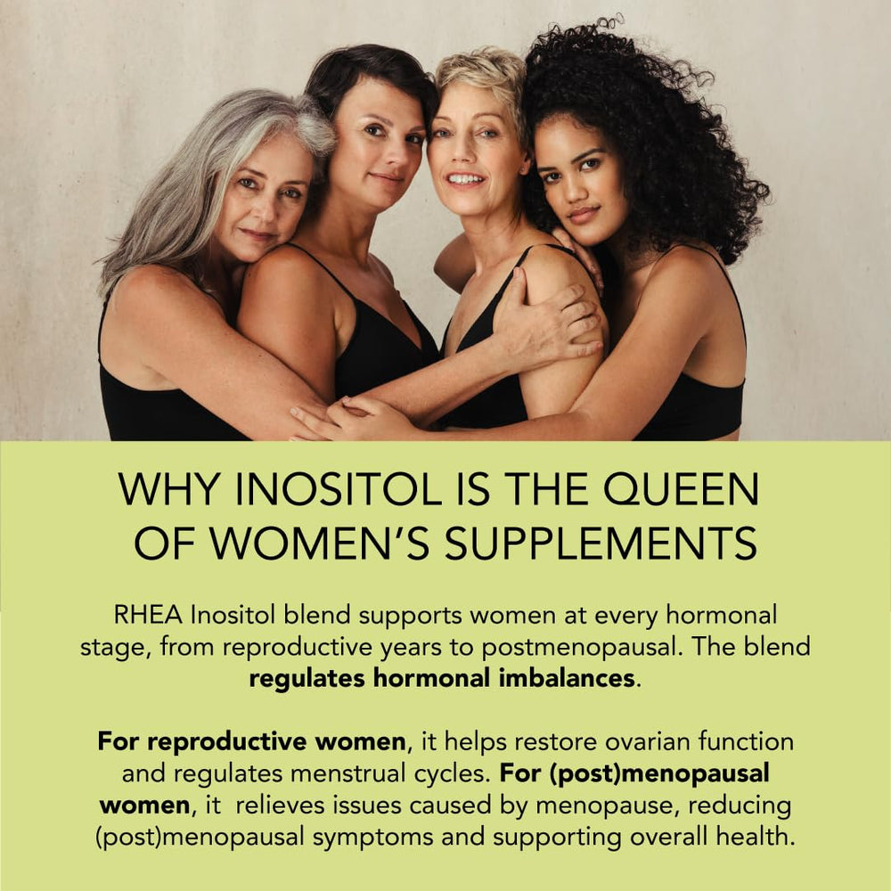 RHEASILVIA Rhea label notes non-GMO gluten-free and sugar-free formulation.