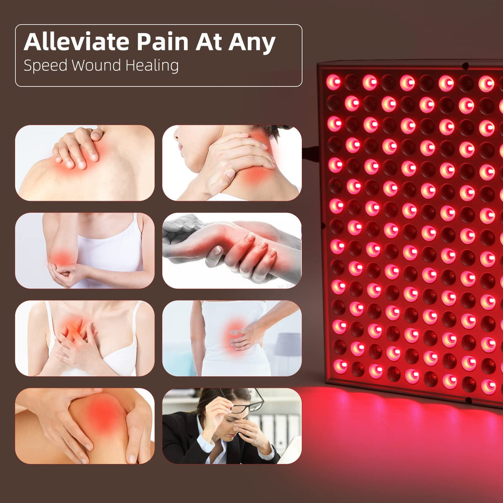 Rhmip LED red light panel 660nm 850nm spectrum highlights potential skin benefits