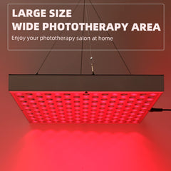 Rhmip LED red light panel standalone use beside bed for relaxing routines