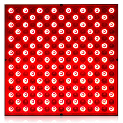 Rhmip LED red light panel wall-mount setup for convenient home skin care sessions