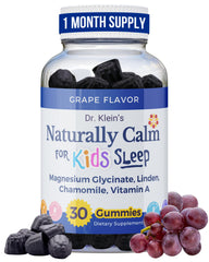 Rhoziva Calm Gummies for Kids bottle front promotes daily calm during routines