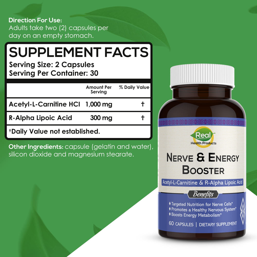 RHP ALA capsules packaging showcases premium blend for nerve and metabolic support.