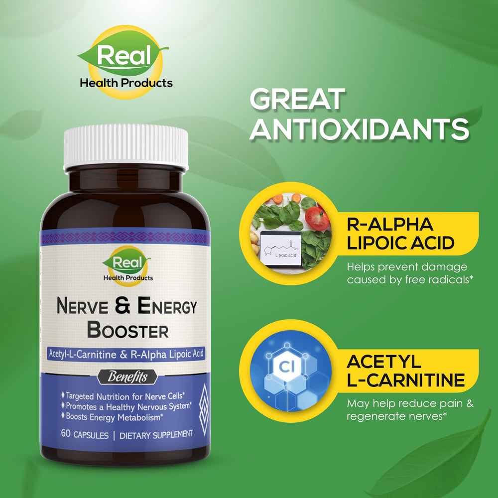 RHP ALA ingredient blend visual highlights powerful antioxidants for cellular energy.