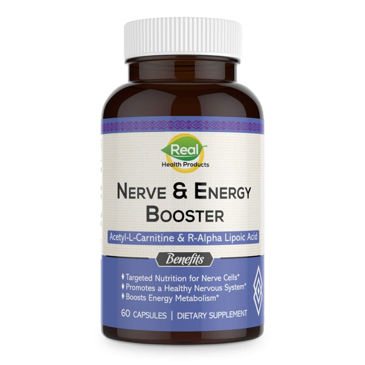 RHP ALA bottle close-up signaling antioxidant support and energy potential.