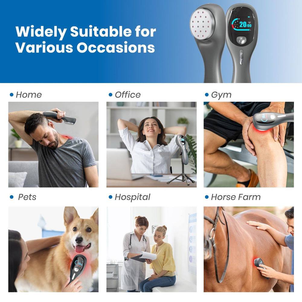 RICIAL pet-friendly red-light device suitable for home use.
