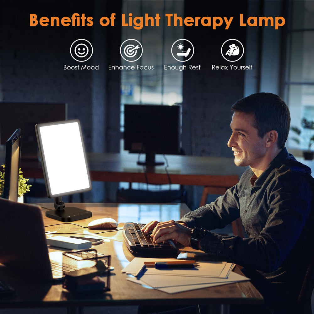 RICIAL sun lamp large panel provides wide coverage for spaces