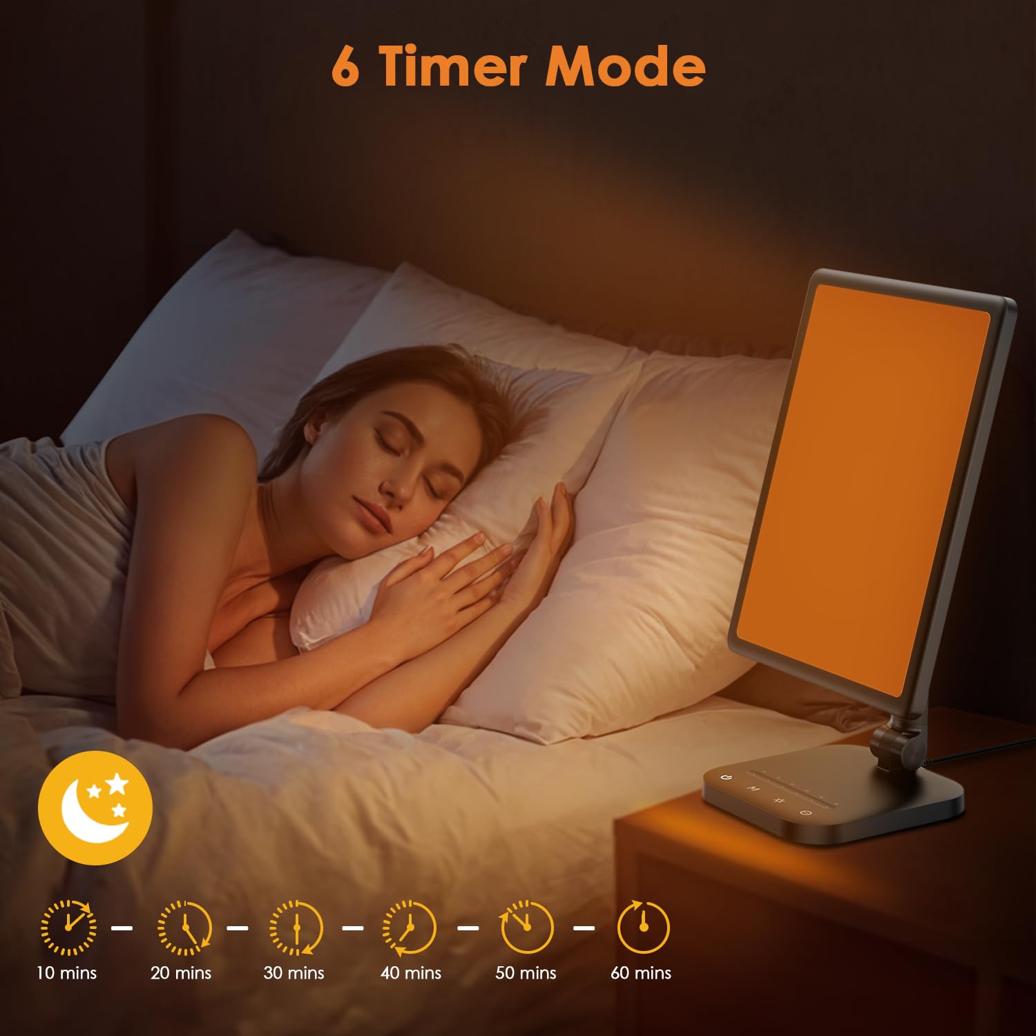 RICIAL sun lamp remote control for easy adjustments from anywhere
