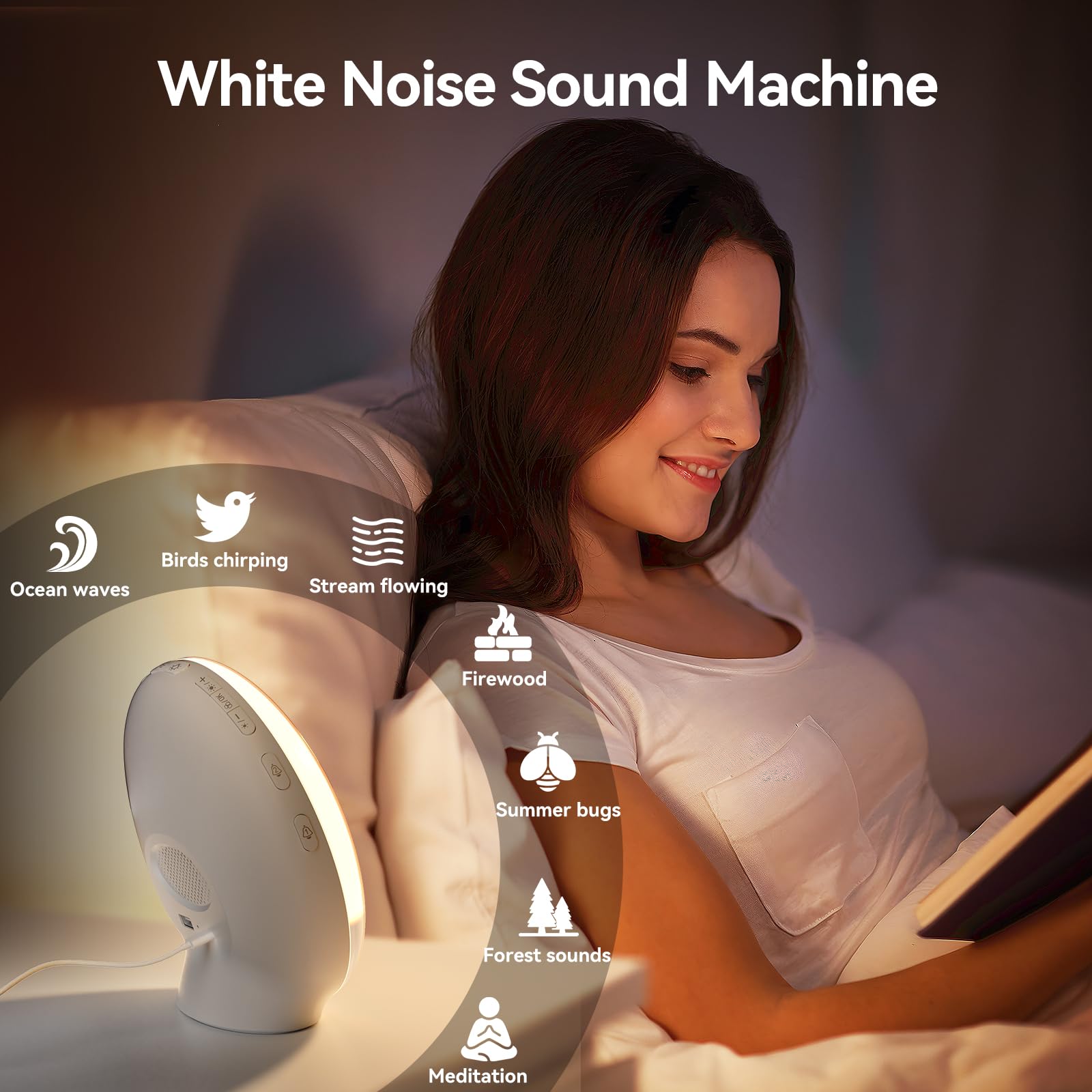 RICIAL Wake Up Light dual alarms help couples wake on different schedules.