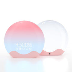 RICIAL Wake Up Light demonstrating sunrise simulation for a gentle, natural wake