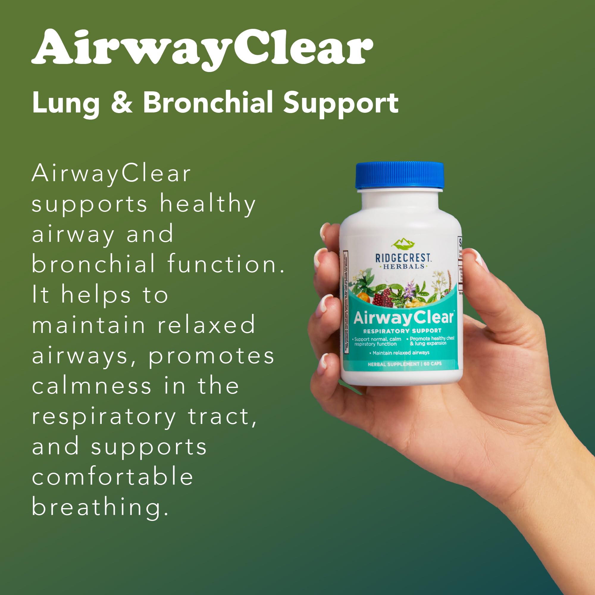 RidgeCrest AirwayClear usage scene shows a calm routine at home or work.