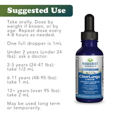Gardenia Fruit and other herbs blend on ClearLungs label, natural lung support ingredients