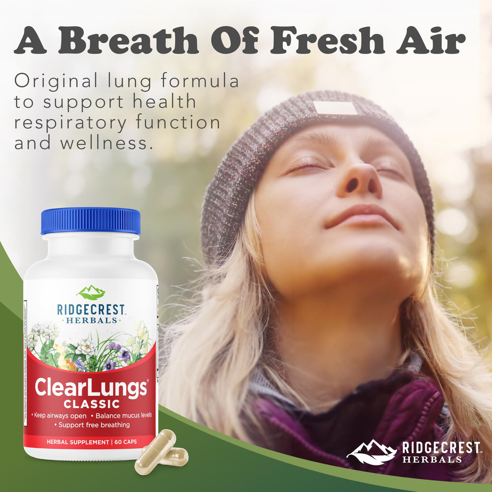 Tangerine peel in ClearLungs Classic adds aroma and gentle nourishment