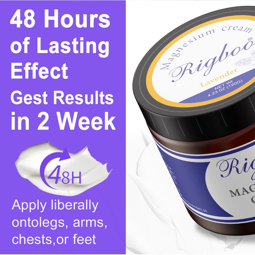 RIGBOO Magnesium Lotion with coconut oil moisturizing skin