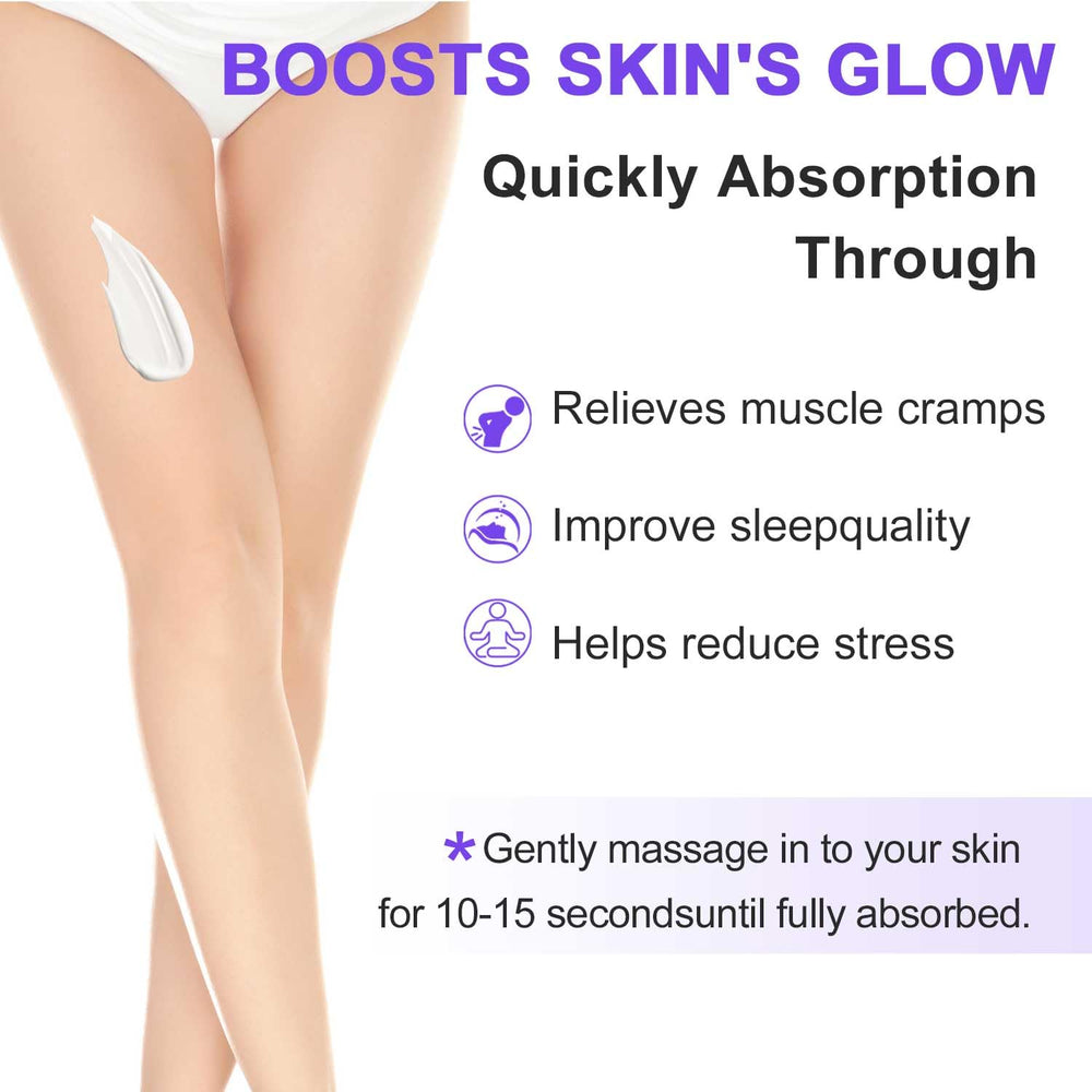 RIGBOO Lavender-scented lotion for nighttime relaxation