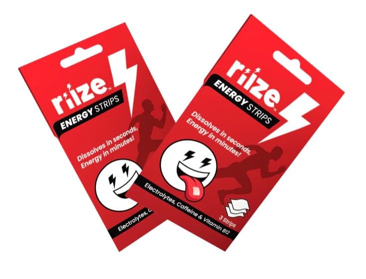 Riize Energy Strips fast-acting pack boosts quick energy and focus.