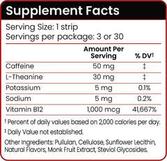 Riize Energy Strips L-Theanine boost supports focused tasks.