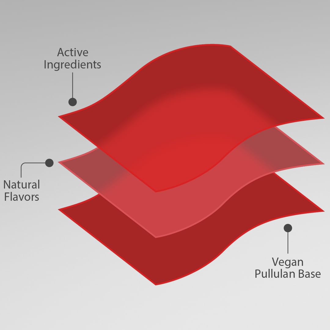 Riize Energy Strips vegan formula with natural flavors for everyday use.
