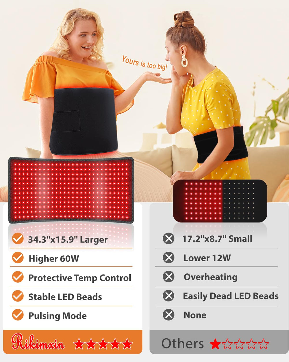 Rikimxin travel-friendly mat designed for on-the-go sessions.