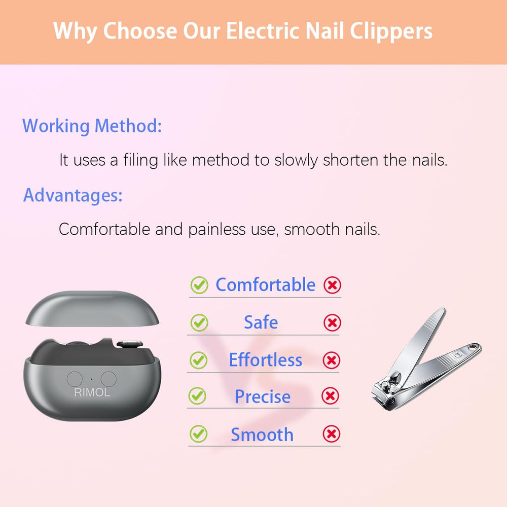 RIMOL polish attachment adds subtle shine to nails.