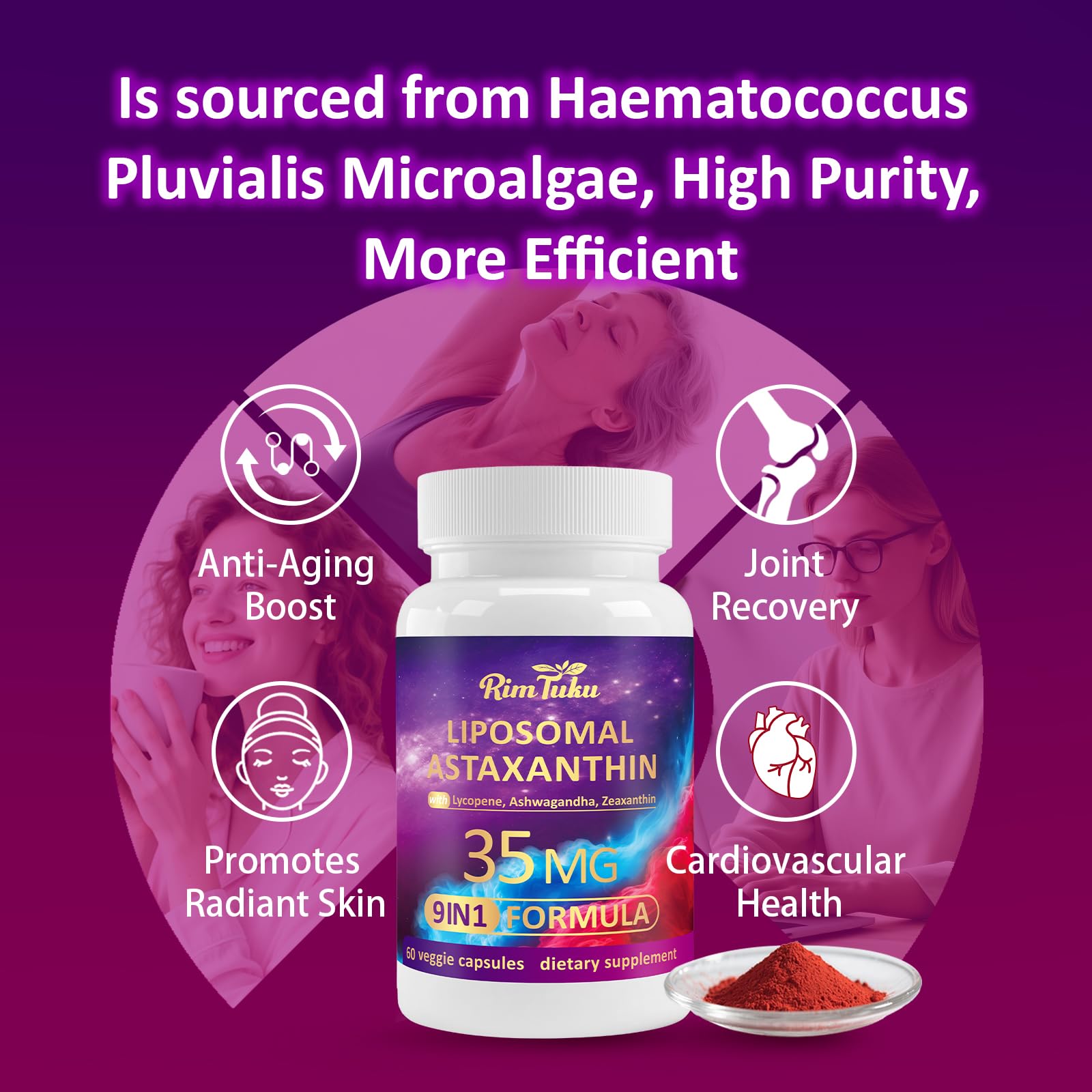 RimTuku Strong antioxidant complex protects cells from daily stress.