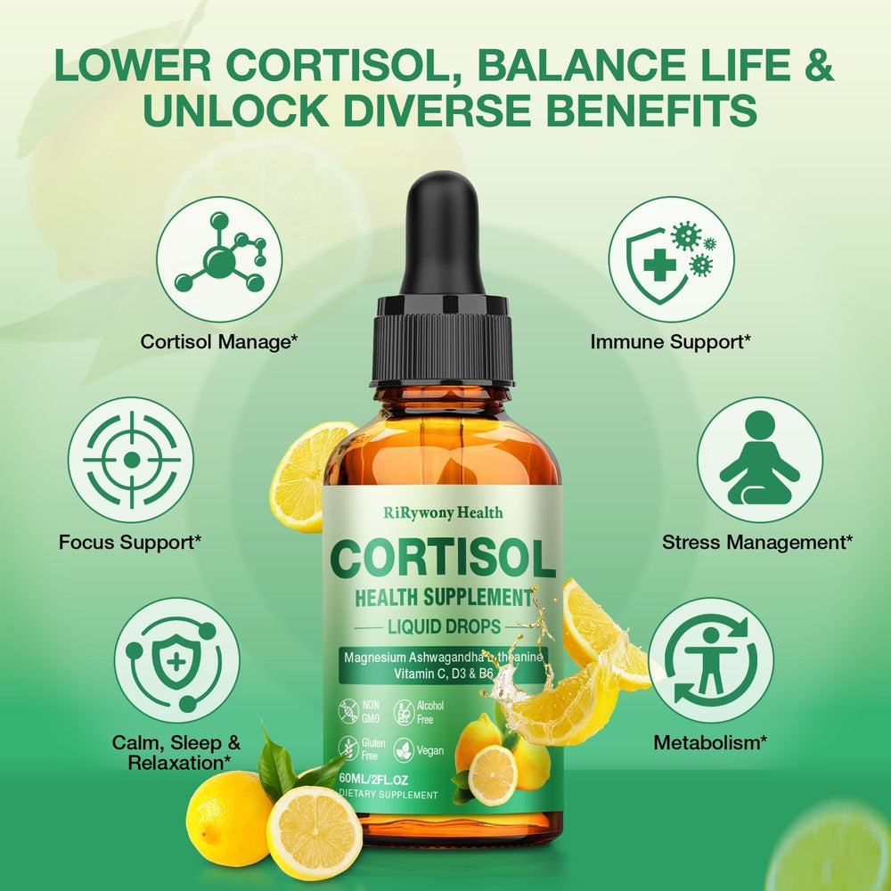 RiRywony Health liquid drops in lemon flavor for fast, sublingual absorption