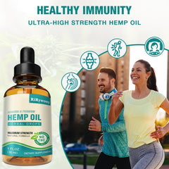 RiRywony Health omega-3-6-9 blend label highlights a balanced nutrient mix.
