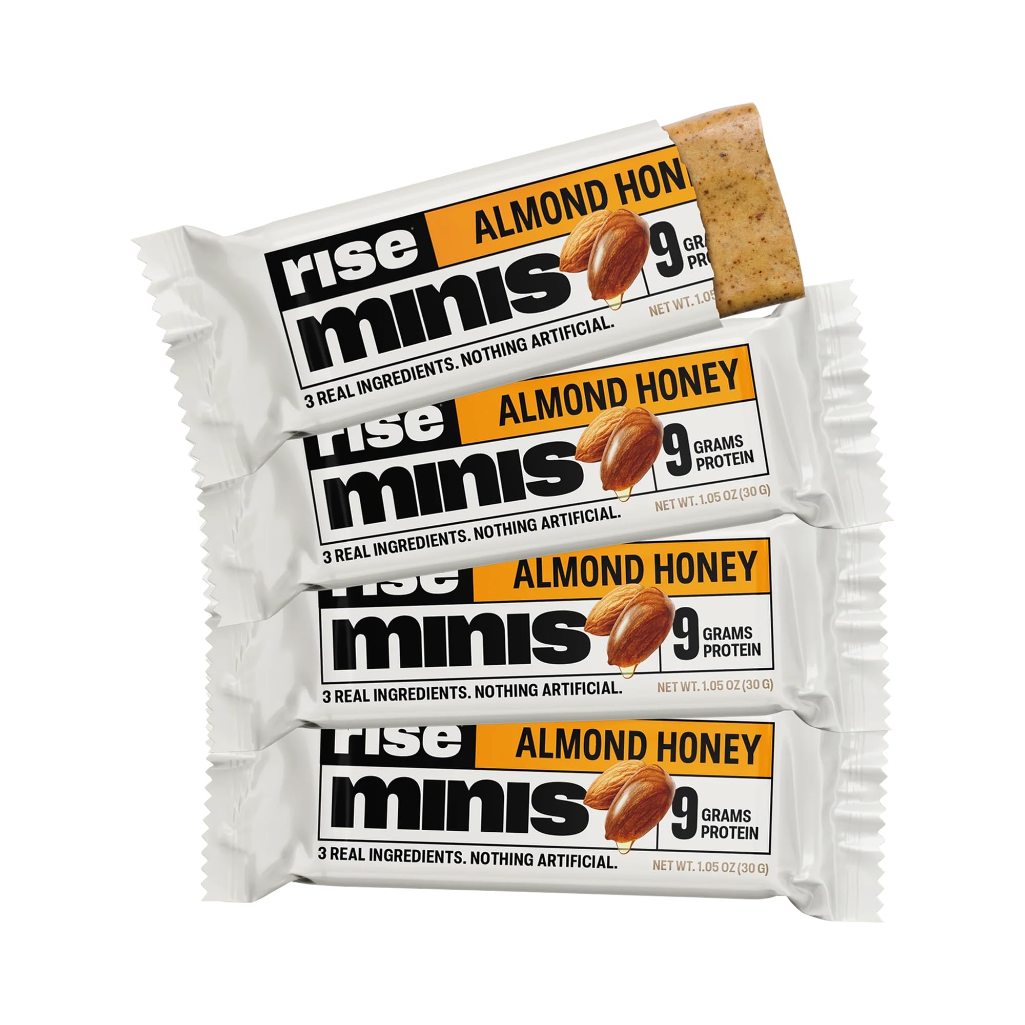 Rise Minis almond honey bar small-batches, handmade quality in each bar