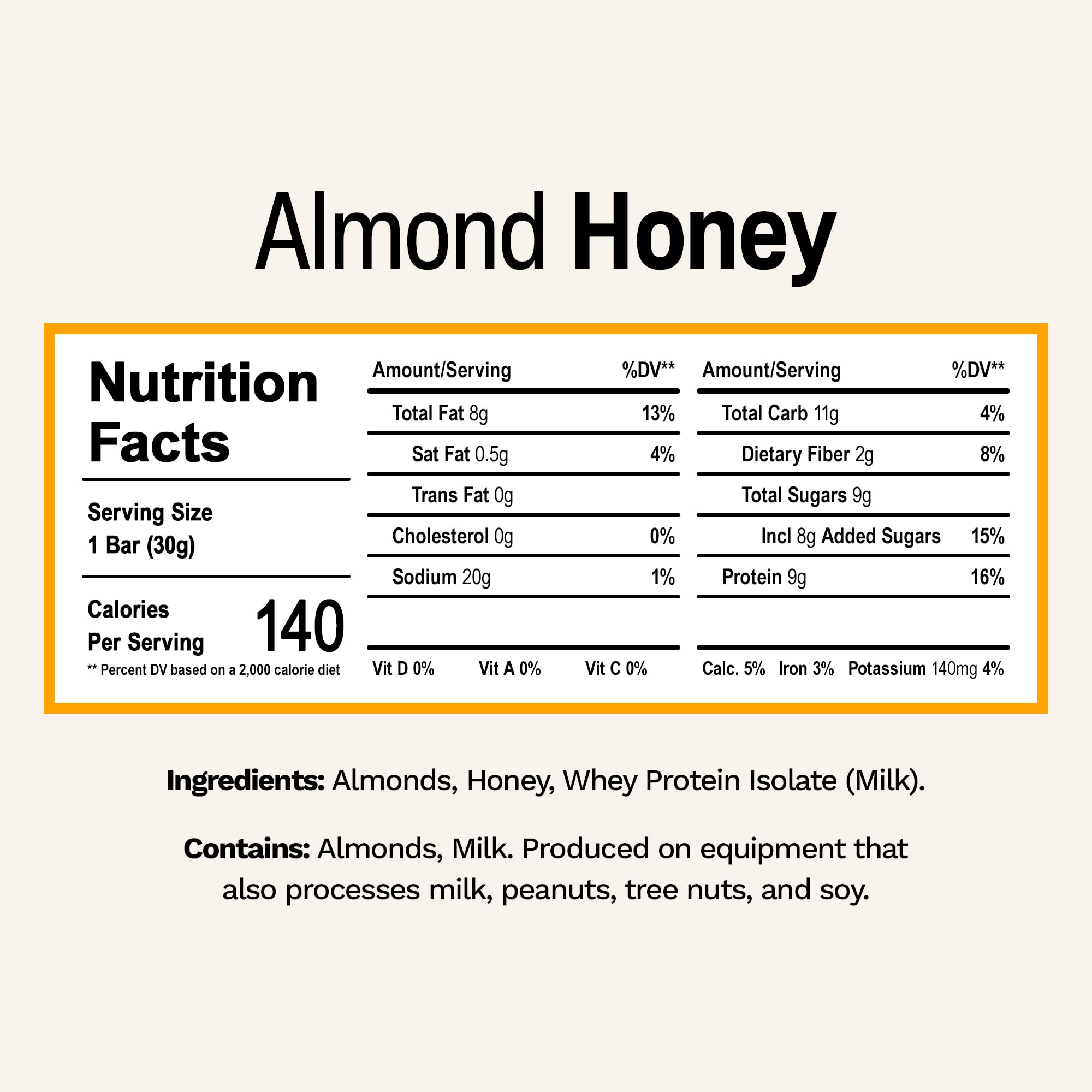 Rise Minis almond honey bar wrap, portable snack for workouts and travel