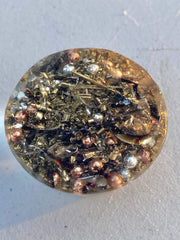 Rise Perspective Bionized Citrine crystal in orgone piece boosts energy