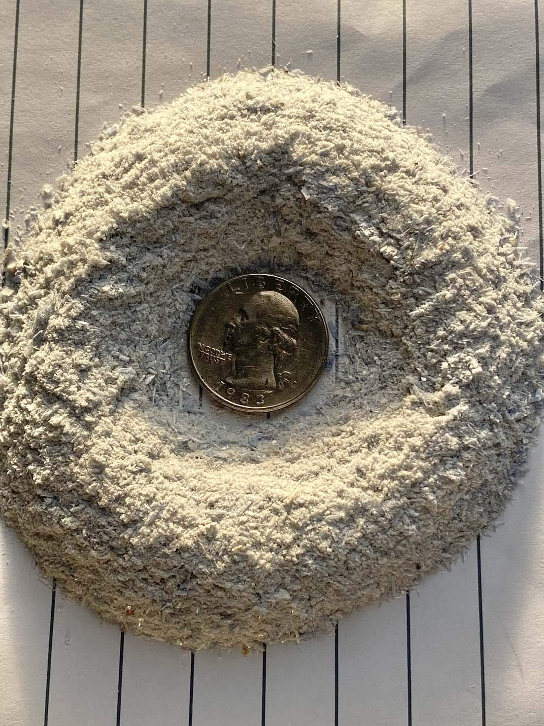 Rise Perspective blue kyanite powder granules ready for jewelry making and water balancing.
