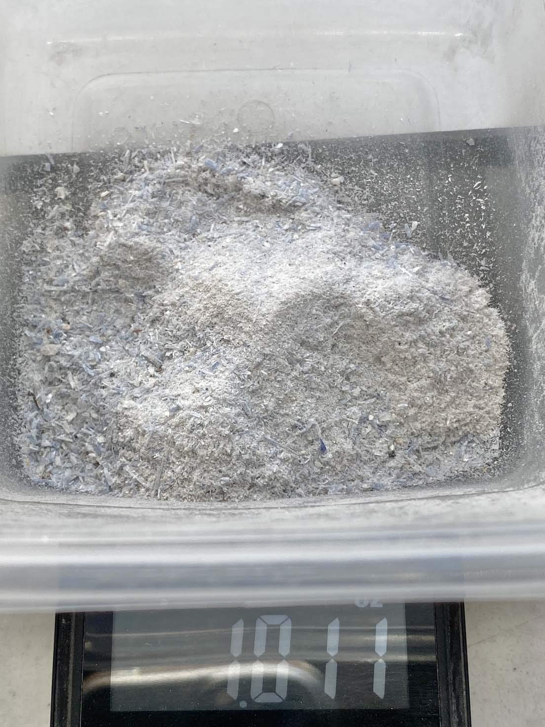 Rise Perspective blue kyanite powder texture for charging sessions and energy work.