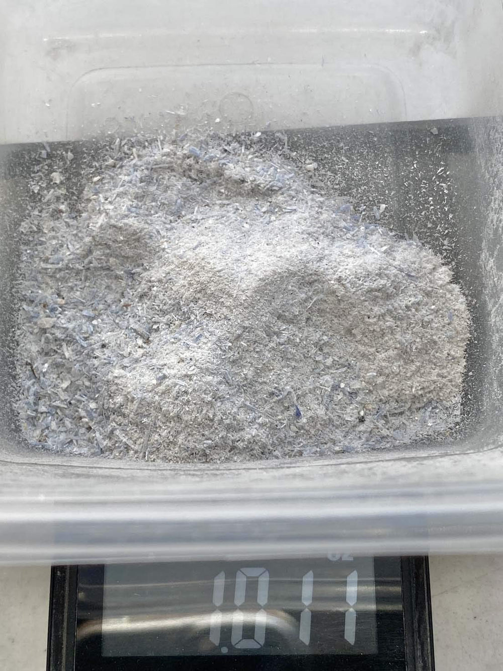 Rise Perspective blue kyanite powder texture for charging sessions and energy work.