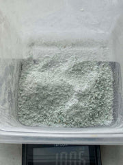 Close-up of Green Aventurine powder texture for cleansing and crafting projects