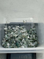 Rise Perspective Green Moss Agate 1 lb bulk for shaping, tumbling, and carving