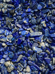 Rise Perspective Lapis Lazuli chips supporting third eye and throat chakra work.