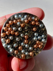 Rise Perspective Orgone Generator interior crystals balance energy close-up