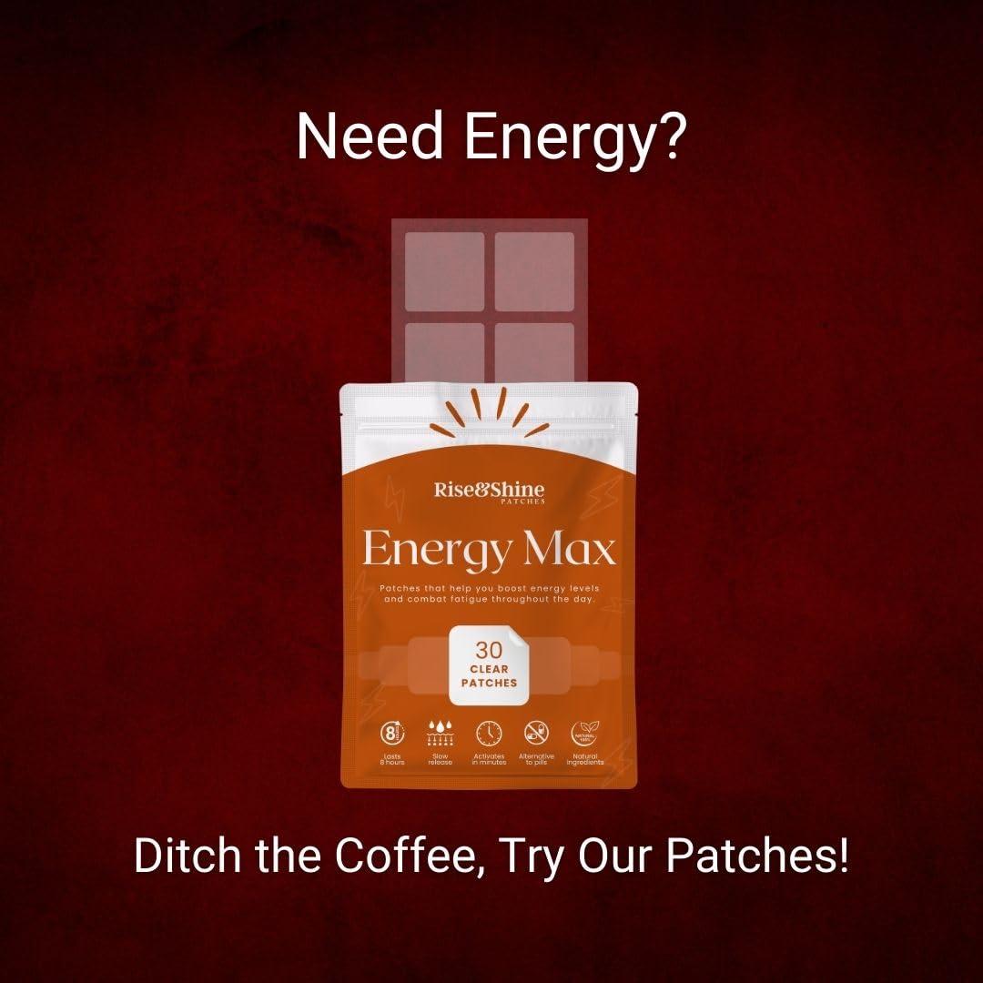 EnergyMax patch placed into travel bag for on-the-go use