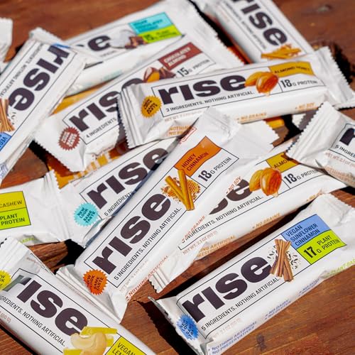 Rise Whey Bar Honey Cinnamon gluten-free bar designed for dietary-friendly snacking.