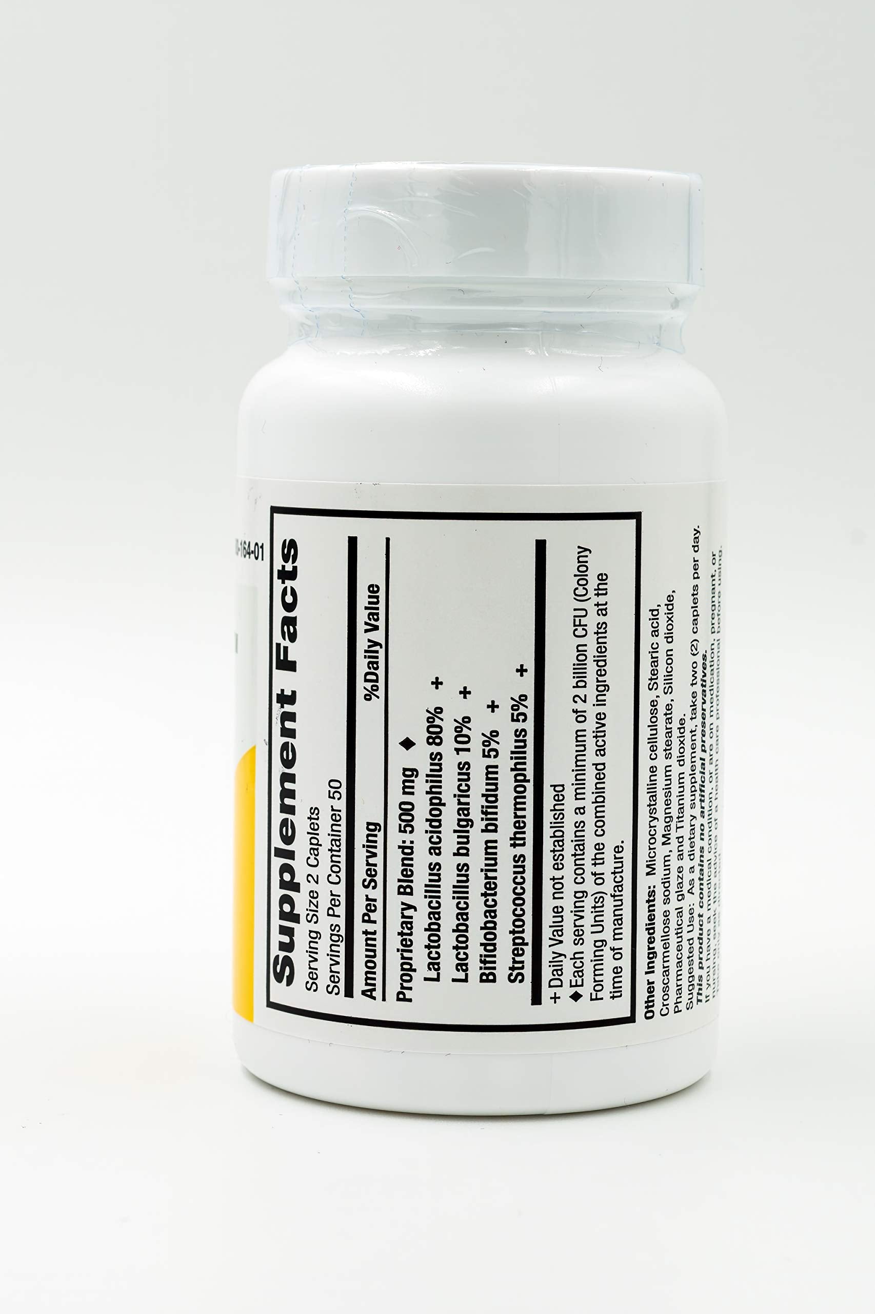 Rising Health Risa-Bid caplets bottle back with dosage directions and balance benefits.