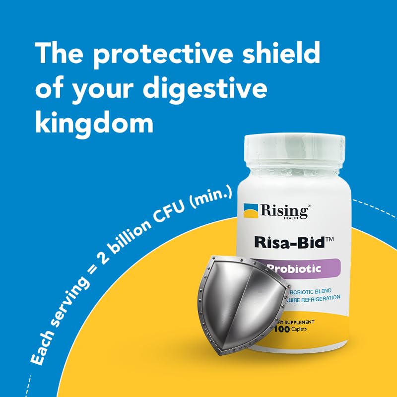 Rising Health Risa-Bid caplets morning-routine setup for easy daily use.