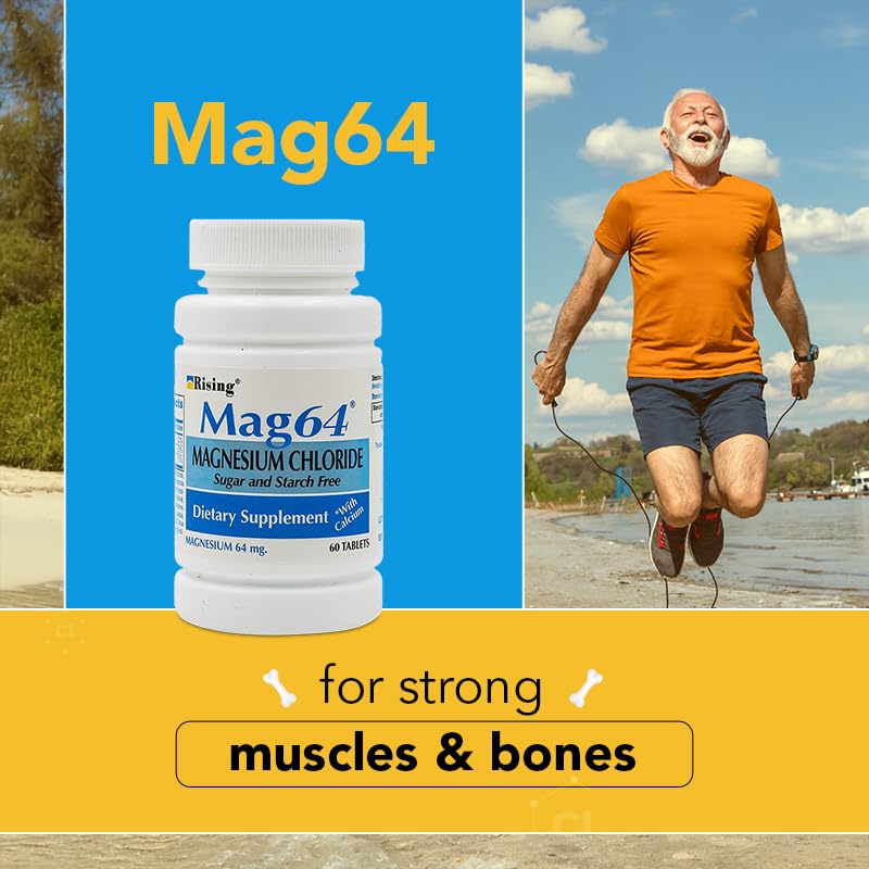 Rising Mag64 bottle pour demonstrates simple dosing on a busy morning routine.