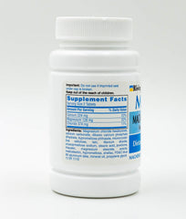 Rising Mag64 tablets closeup showing compact, easy-to-swallow design for everyday use.