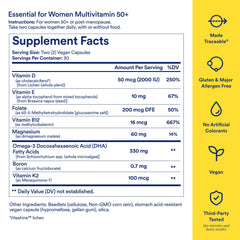 Ritual 60 vegan capsules bottle for menopause-friendly daily nutrition